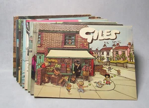 1953-1974 | Collection of 9 Giles Sunday Express & Daily Express Cartoon Books - Picture 1 of 10