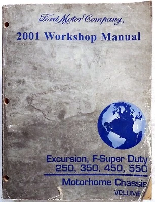 2001 Ford F250 F350 F450 F550 Excursion Shop Service Repair Manual Volume 1 Only - Image 1 of 4