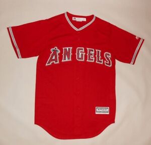 NEW BASEABALL SHIRT MLB MAJESTIC LOS ANGELES ANGELS (S) Jersey Trikot Maillot 
