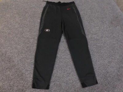 Georgia Bulldogs sweatpants mens xs nike black football zip ncaa dri fit - Image 1 of 4
