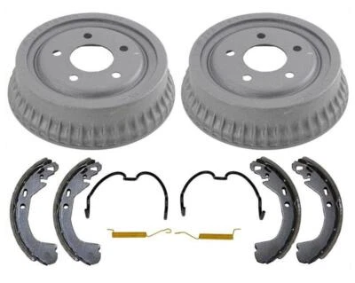 For 1995-1999 Monte Carlo  Rear Brake Drums & Shoes + Brake Springs 4pc - Image 1 of 4