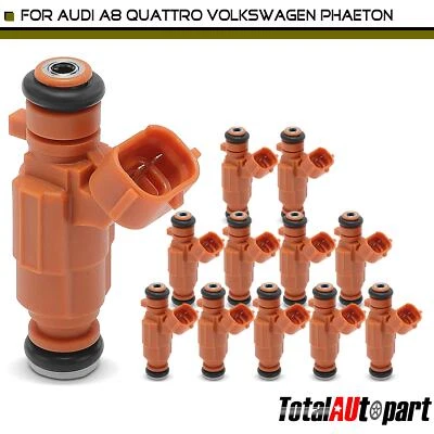 Inyector de combustible 12 piezas para Volkswagen Phaeton 2006 Audi A8 Quattro 2005-2009 6,0 L Foto 1 de 4