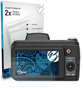 Bruni 2x Écran protecteur pour Olympus SP-800UZ Protecteur d'écran - Photo 1 sur 4
