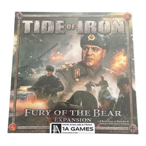 Tide of Iron: Fury of the Bear Board Game Expansion - BNIS/Sealed/OOP/WW2/FFG 🐙 - Picture 1 of 11