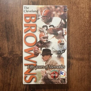 The Cleveland Browns Fifty Years of Memories VHS Sealed - Picture 1 of 20