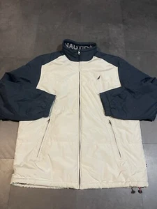 Vintage Nautica Bomberjacke Herren L Daunen isoliert - Bild 1 von 7