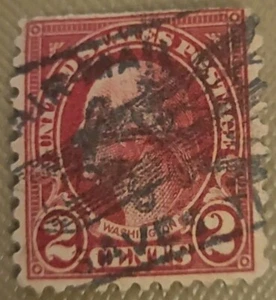 1929 U.S. stamp Washington 2 Cent Stamp RED  - Picture 1 of 3