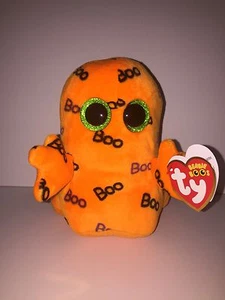 TY GHOULIE GHOST 6" GORRO ABUCHEOS-NUEVO CON ETIQUETA, RETIRADO **SÚPER LINDO**EN MANO** - Imagen 1 de 3
