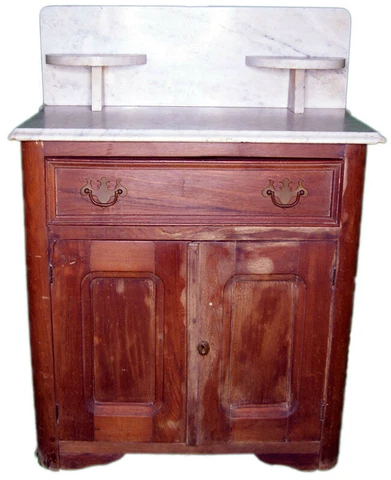 Washstand With Marble Top - Material Culture Cover