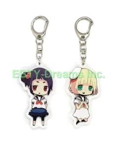 Set of 2 Blue Exorcist Anime Acrylic Keychain Izumo Kamiki, Shiemi Moriyama v1 - Picture 1 of 2