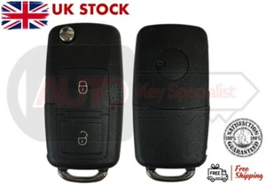 Volkswagen Transporter,Multivan,Caravelle 2 Button Flip Remote Key, 1J0959753CT - Picture 1 of 2