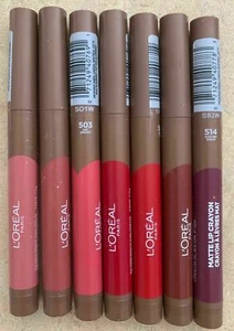 L’Oreal Infallible Matte Lip Crayon New Sealed ~ Choose Your Shade - Picture 1 of 13