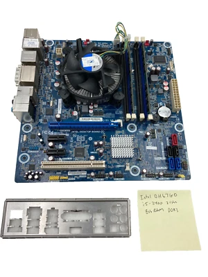 Intel DH67GD Motherboard Intel Core i5-2400 3.1GHz 8GB RAM DDR3 w/ IO Shield - Image 1 of 4