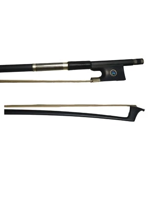 Master 1/2 violin bow good balance natural horsehair light Weight carbon fiber - Image 1 of 4