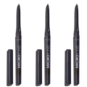 Avon Micro Fine Twist Up Brow Definer Pencil 0.13g | SOFT BLACK | Set of 3 - Picture 1 of 19