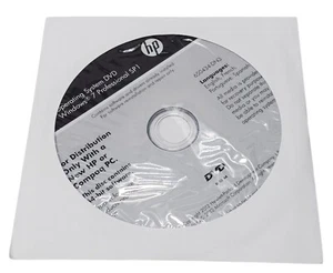 HP Operating System DVD - Windows 7 Pro Sp1 64-bit No PRODUCT KEY - Picture 1 of 3