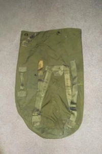Military DUFFEL Bag USAF US Army OD Green Nylon Heavy Duty USGI #7 - Picture 1 of 5