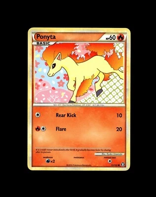 Ponyta Rapidash Galarian Pokemon Card! Holo/Reverse Holo Rare V Promo Cards! - Image 1 of 2
