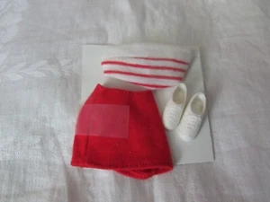 Gonna vintage tubo top tennis vestito scarpe sportive adatta vestiti bambola Barbie 4 pezzi - Foto 1 di 3