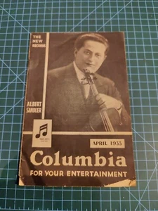 Vintage April 1933 Columbia Records Monthly Catalogue Supplement No. 243 - Picture 1 of 6