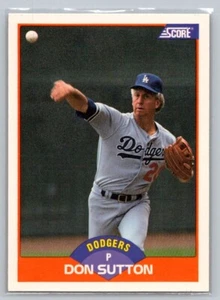 1989 Score Don Sutton #400 - Picture 1 of 2