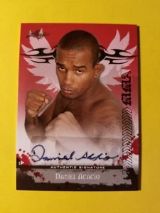 DANIEL ACACIO - 2010 LEAF MMA RED AUTOGRAPH AUTO NM #AU-DA1 - Picture 1 of 3