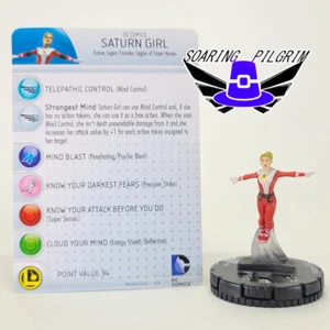 DC Heroclix SATURN GIRL - 002 - COMMON Superman & Legion Super Heroes Set #2 - Picture 1 of 1