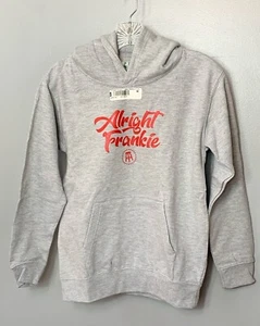 Barstool Sports Hoodie Youth L Heather Grey Alright Frankie Logo AWD Is NWT RARE - Picture 1 of 4
