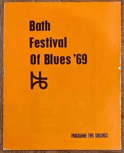 Led Zeppelin Programma Concerto Originale Bath Festival of Blues 28 Giugno 1969 - Foto 1 di 3
