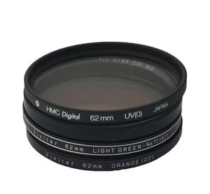 B+W VIVITAR UV Sky Skylight Orange Green Green Filter E62 62 62mm 4737/22 - Picture 1 of 3