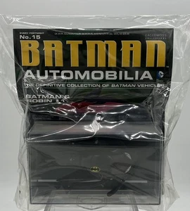 Eaglemoss DC Automobilia #15 • BATMAN AND ROBIN #1 BATMOBILE & COMIC - Picture 1 of 5