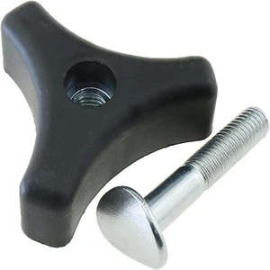 Triangle Handle Knob Nut Screw Bolt Replacement Part Lawn Mower Fixing Accessory - Picture 1 of 4