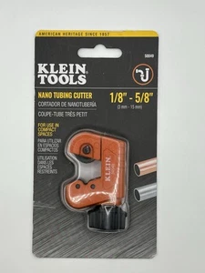 Klein Tools Nano Tubing Cutter,1/8”3mm-5/8"15mm Durable Blade Long Lasting 50049 - Picture 1 of 3
