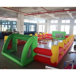 Juego de campo de fútbol inflable para cancha de fútbol al aire libre Gaint de 12x6 m - Imagen 1 de 5