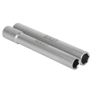 Sealey Très Profond Douille Set 10 12mm 2pc 1cmSq Drive 120mm Long SX1012 - Picture 1 of 2