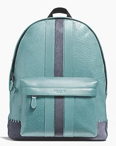 Coach Charles Baseball Stitch Leather Backpack Carry Bag F11250 Reg $595 - Picture 1 of 11