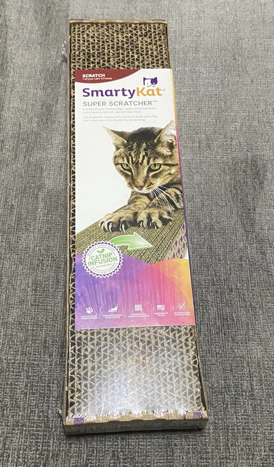 Smartykat Super Scratcher,catnip Infusion. 5x18 Inches - Image 1 of 2