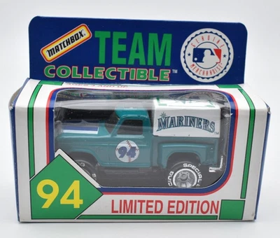 Matchbox Superfast Ford Flareside Pickup Seattle Mariners turcheseBaseball 1994 - Immagine 1 di 2