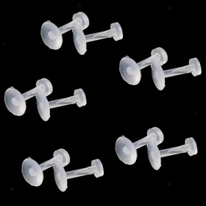 10Pack Invisible Nose Stud Bone Body Piercing Ring Retainer - Picture 1 of 6