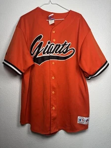 Majestic San Francisco Giants Vintage Authentic Baseball Button Jersey Size XXL - Bild 1 von 12