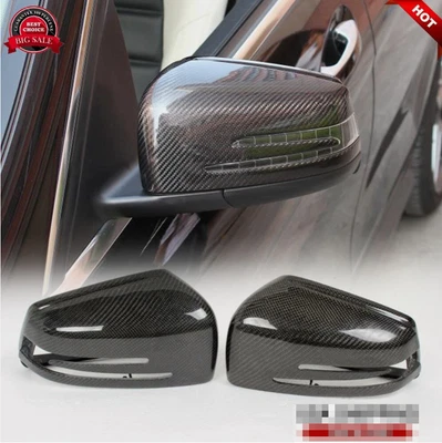 For Benz W204 W212 W218 W176 W177 Carbon Fiber Side Mirror Covers Replacement Foto 1 de 4