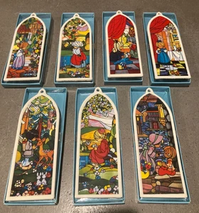 Precious Moments Ornaments "The Beatitudes" set of seven 1989 - Picture 1 of 10