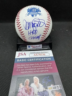RYNE SANDBERG signed auto 1990 ALL STAR Baseball CHICAGO CUBS WRIGLEY w/ COA JSA - Image 1 of 3