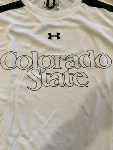 Under Armour Colorado State Rams Heat Gear Kurzarmshirt Herren XXL lose - Bild 1 von 6