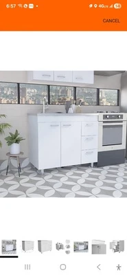 ARMARIO DE COCINA CON ENCIMERA DE FREGADERO Foto 1 de 4