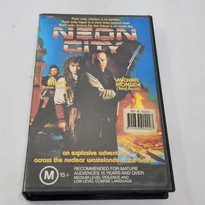 Neon City VHS Video Large Case First Release Nuclear Wastelands Of The Future - Picture 1 of 6