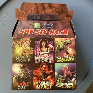 SOV Six-Pack 6 Disc Blu Ray Set Horror Tempe Digital Makeflix Gore Posters Lim - Picture 1 of 19