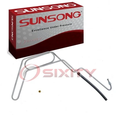 Sunsong From Gear Power Steering Return Line Hose for 1993-1997 Ford F-350 go - Image 1 of 4