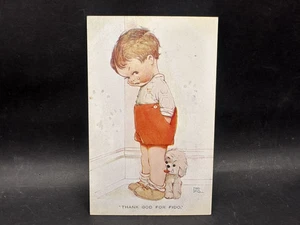 Mabel Lucie Attwell Valentinstag Postkarte 885 Vintage unbenutzt - Bild 1 von 9