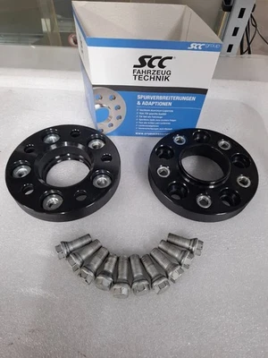 Espaciadores de rueda SCC 2x25mm 13287BWS para BMW X5 X6 Espaciador --B-WARE-- Foto 1 de 4